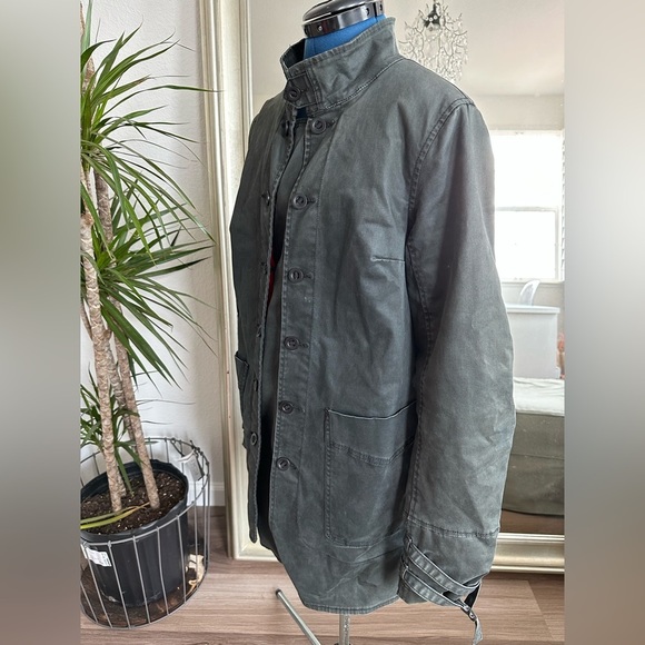 Vintage Free People Field Coat Double Button Military Style Size M - Picture 6 of 12